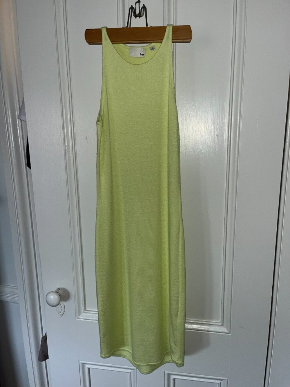Yellow knit dress - Picture 2 of 5